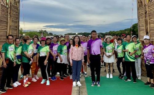 กิจกรรมเดินวิ่งเพื่อสุขภาพสนับสนุนชมรมกีฬามวลชนผู้สูงอายุจังหวัดพิษณุโลก